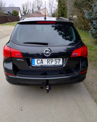 Opel Astra cena 25900 przebieg: 123000, rok produkcji 2012 z Bukowno małe 67